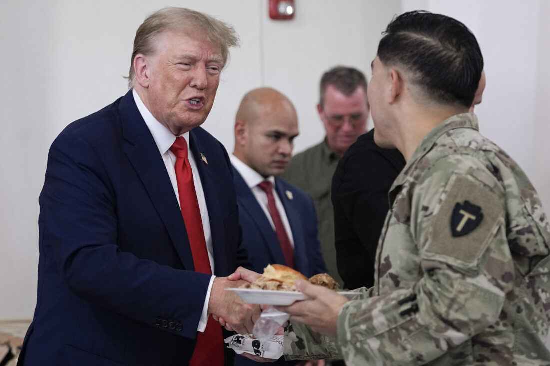 Trump picks up endorsement of Texas Gov. Greg Abbott during a visit to ...